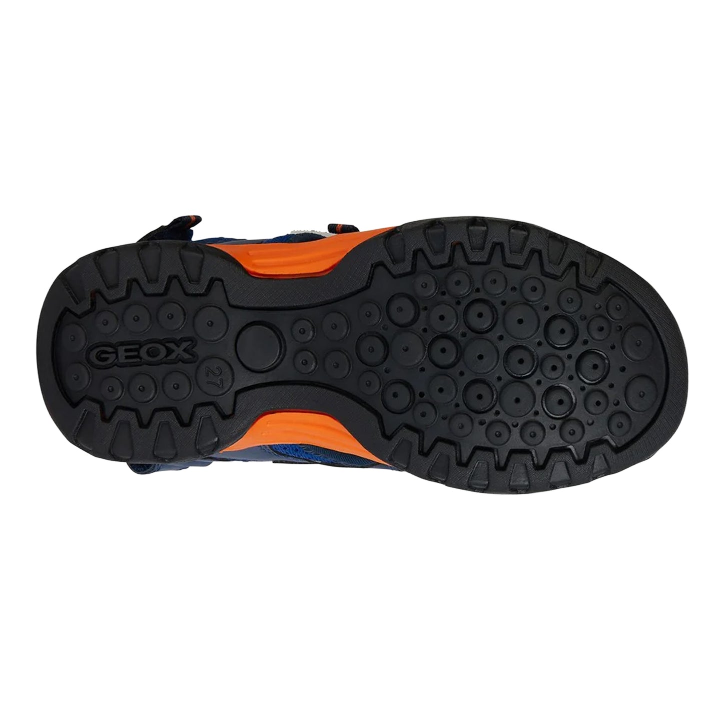 Royal Blue-Orange - Pack Shot - Geox Boys Borealis Sandals