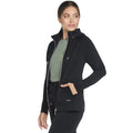 Black - Side - Skechers Womens-Ladies Skechluxe Elevate Hooded Jacket
