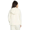Off White - Back - Skechers Womens-Ladies Skechluxe Elevate Hooded Jacket
