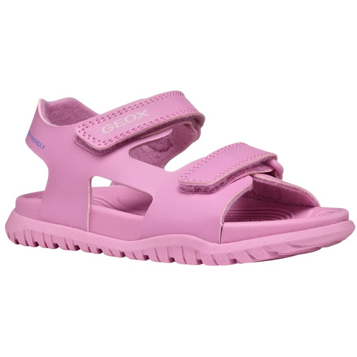 Dark Pink - Front - Geox Girls fusbetto Sandals