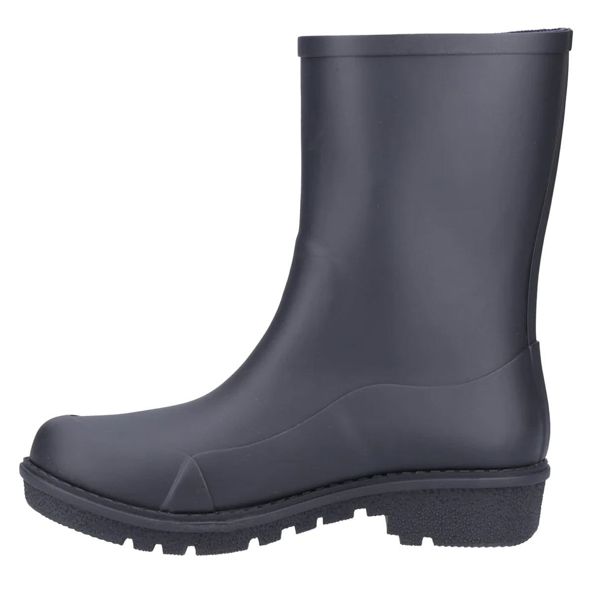Midnight Navy - Back - FitFlop Womens-Ladies Wonderwelly Short Wellington Boots