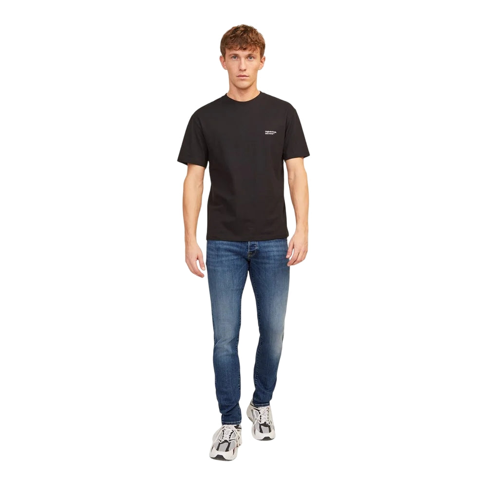 Blue Denim - Side - Jack And Jones Mens Glenn Fox Jeans