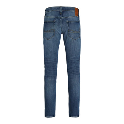 Blue Denim - Back - Jack And Jones Mens Glenn Fox Jeans