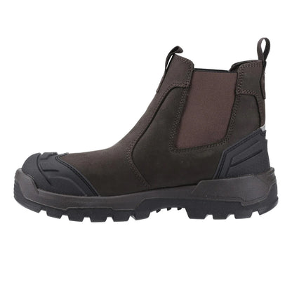 Brown-Yellow - Lifestyle - Caterpillar Mens Striver XL Leather Safety Boots