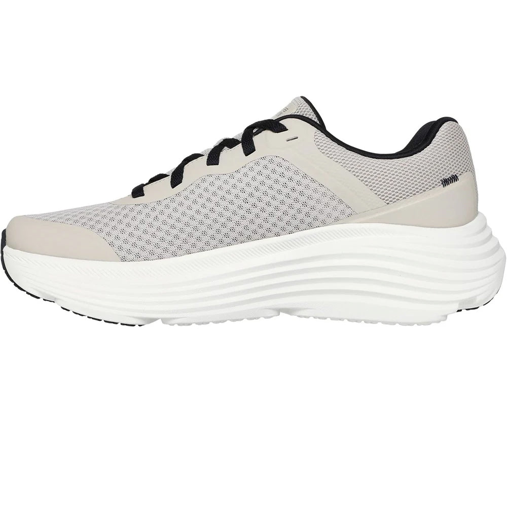 Taupe-Black - Lifestyle - Skechers Mens Cushioned Trainers