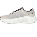 Taupe-Black - Lifestyle - Skechers Mens Cushioned Trainers
