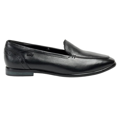 Black - Lifestyle - POD Womens-Ladies Italian Leather Penny Loafers