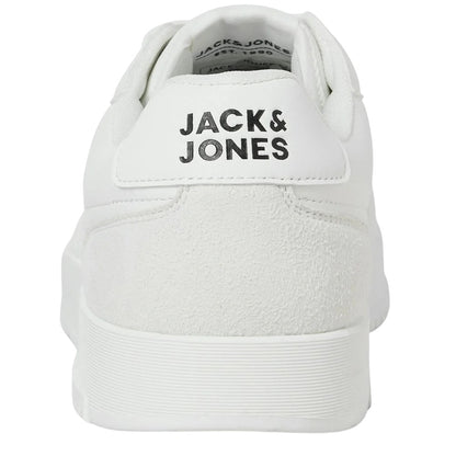 White-Silver - Back - Jack And Jones Mens Ealing Trainers