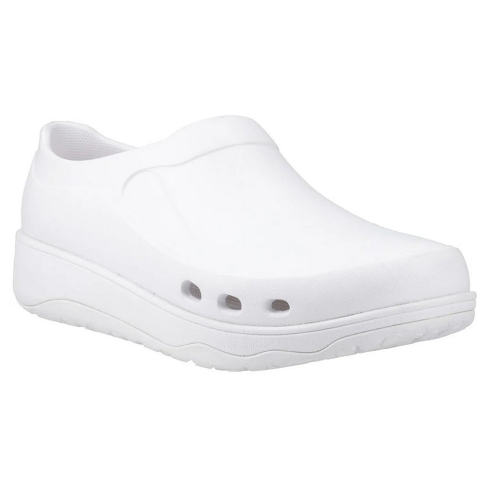 Urban-White - Front - FitFlop Womens-Ladies Work High-Performance Clogs