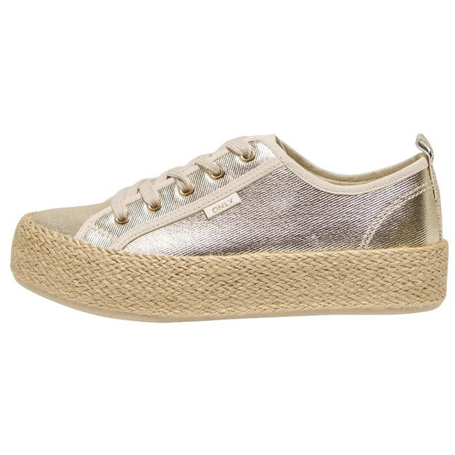 Gold - Lifestyle - Only Womens-Ladies Onlida 1 Trainers
