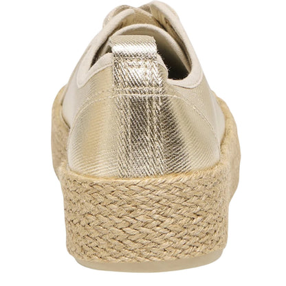 Gold - Back - Only Womens-Ladies Onlida 1 Trainers