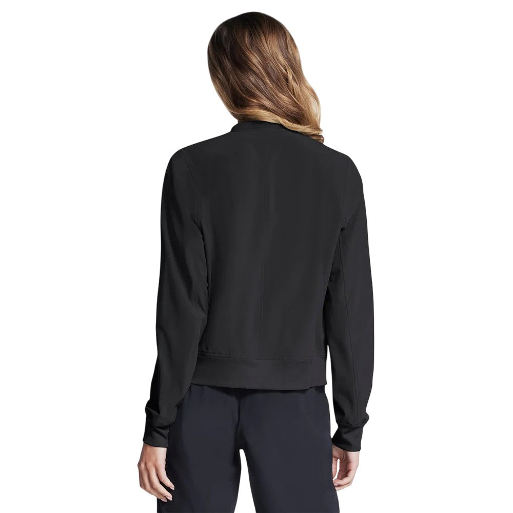 Black - Back - Skechers Womens-Ladies Uptown Jacket