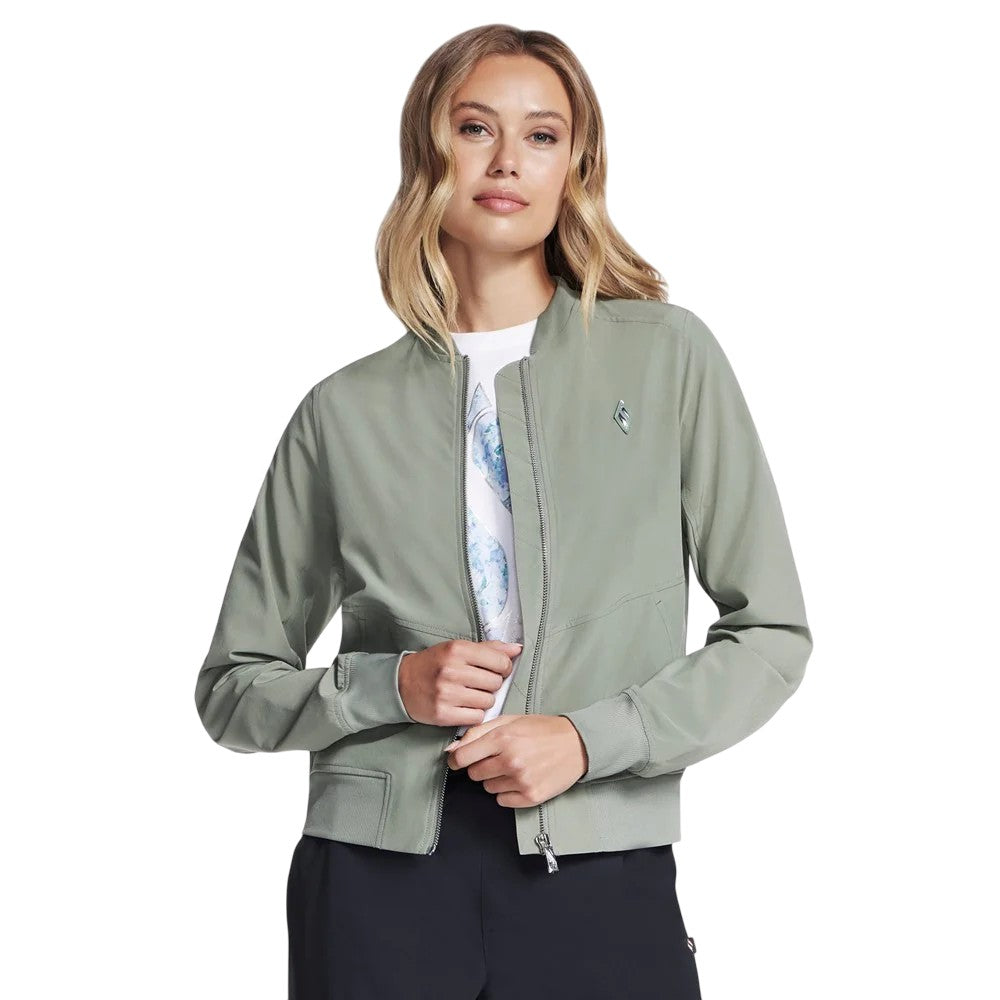 Taupe - Front - Skechers Womens-Ladies Uptown Jacket