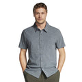 Black-Charcoal - Front - Skechers Mens Go Walk Air Short-Sleeved Shirt