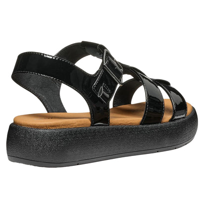 Black - Back - Geox Womens-Ladies D Camalei Sandals