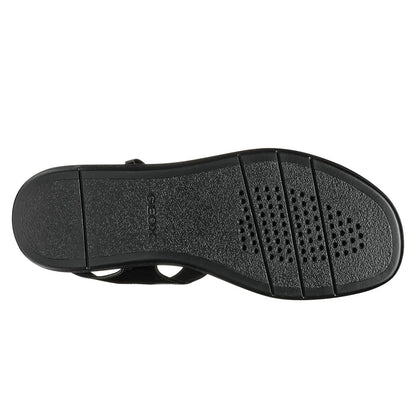 Black - Pack Shot - Geox Womens-Ladies D Camalei Sandals