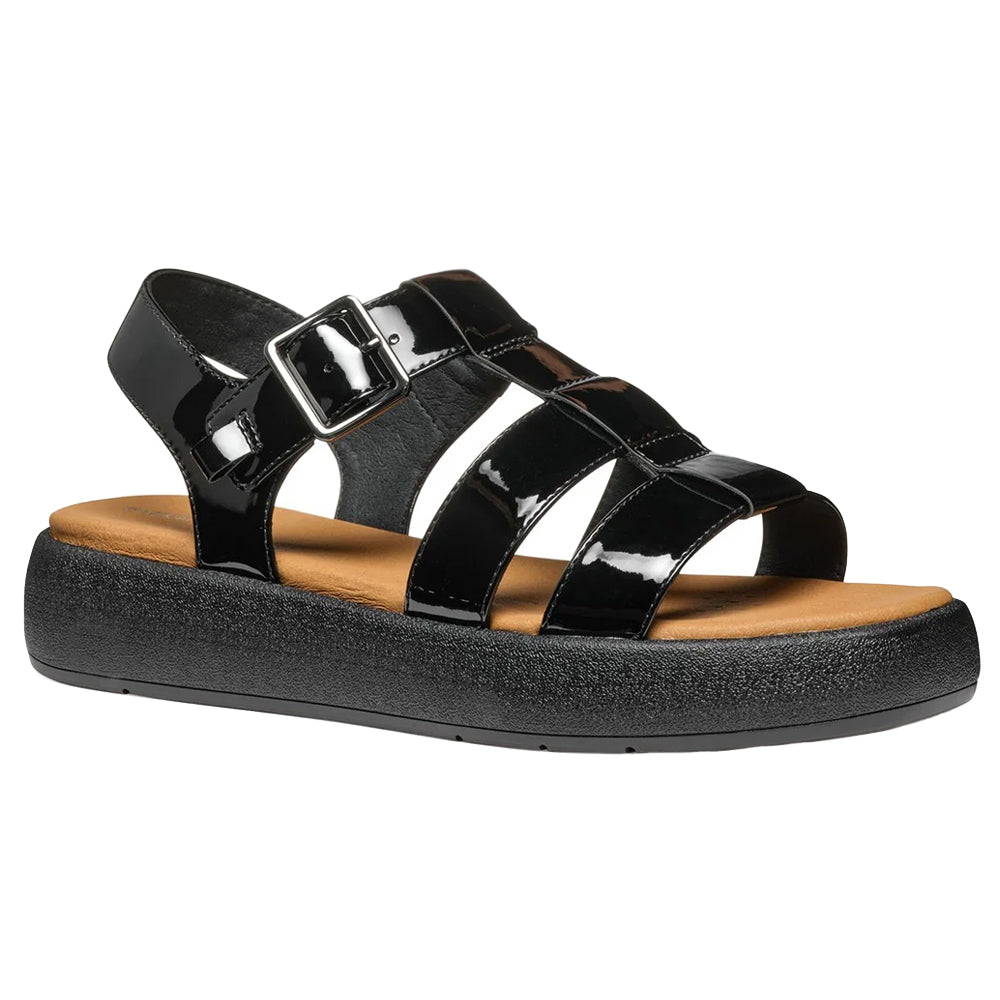 Black - Front - Geox Womens-Ladies D Camalei Sandals