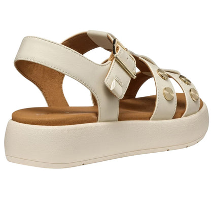 Papyrus - Back - Geox Womens-Ladies D Camalei Sandals