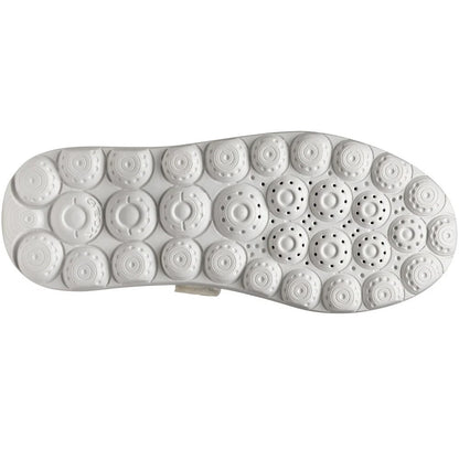 White-Platinum - Side - Geox Girls Puffypop Trainers
