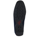 Navy - Side - Geox Mens Kosmopolis + Grip Suede Moccasins