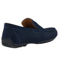 Navy - Pack Shot - Geox Mens Kosmopolis + Grip Suede Moccasins