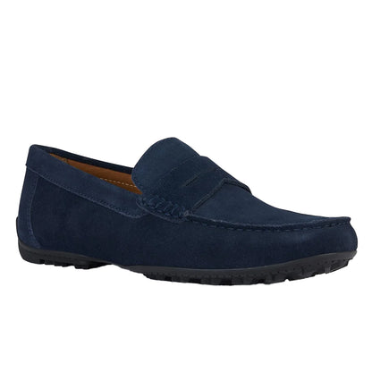 Navy - Lifestyle - Geox Mens Kosmopolis + Grip Suede Moccasins