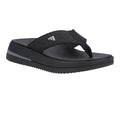 Black - Front - FitFlop Womens-Ladies Surff Two Tone Flip Flops