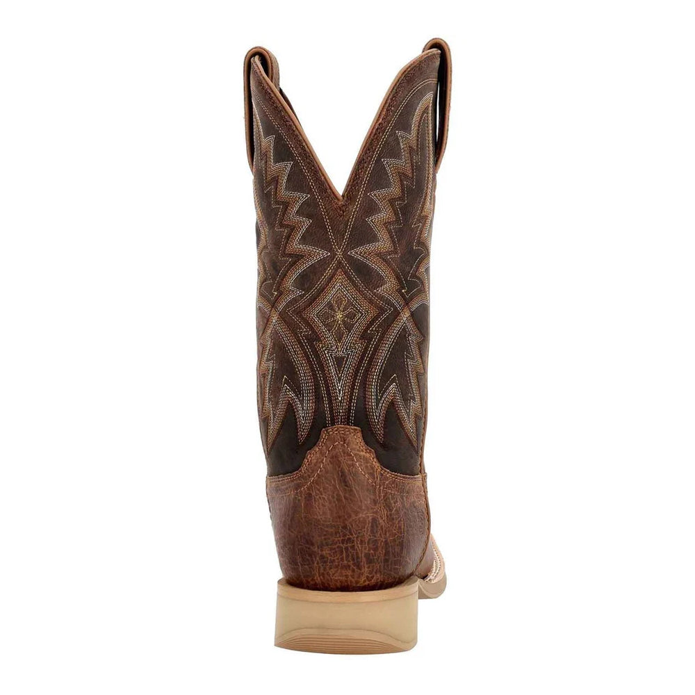 Rustic Tan-Tobacco - Back - Durango Mens Rebel Pro Lite Full Grain Leather Cowboy Boots