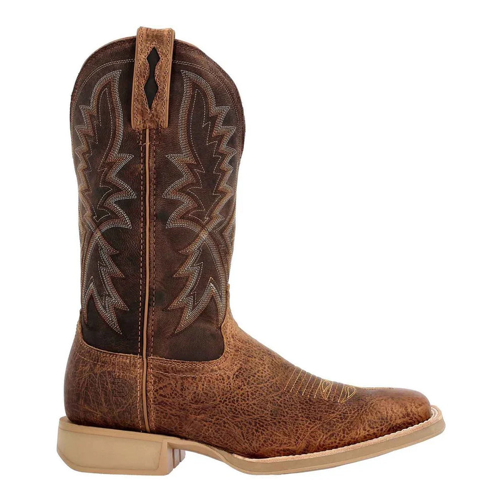 Rustic Tan-Tobacco - Lifestyle - Durango Mens Rebel Pro Lite Full Grain Leather Cowboy Boots