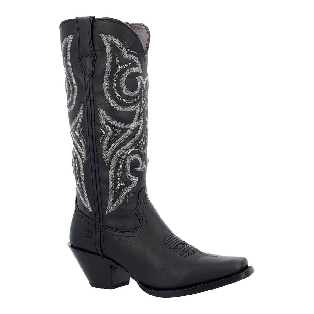 Black Beauty - Front - Durango Womens-Ladies Crush Cowboy Boots
