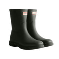 Dark Olive - Front - Hunter Mens Downpour Short Wellington Boots