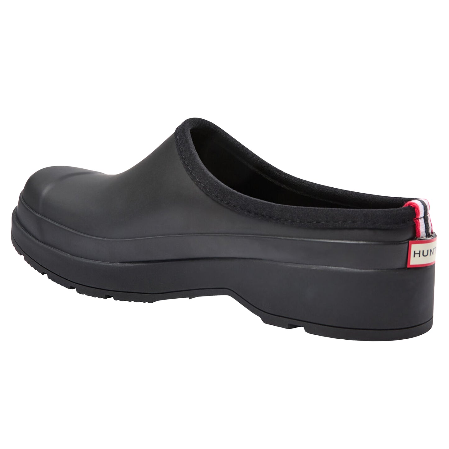 Black - Side - Hunter Mens Original Play Clogs