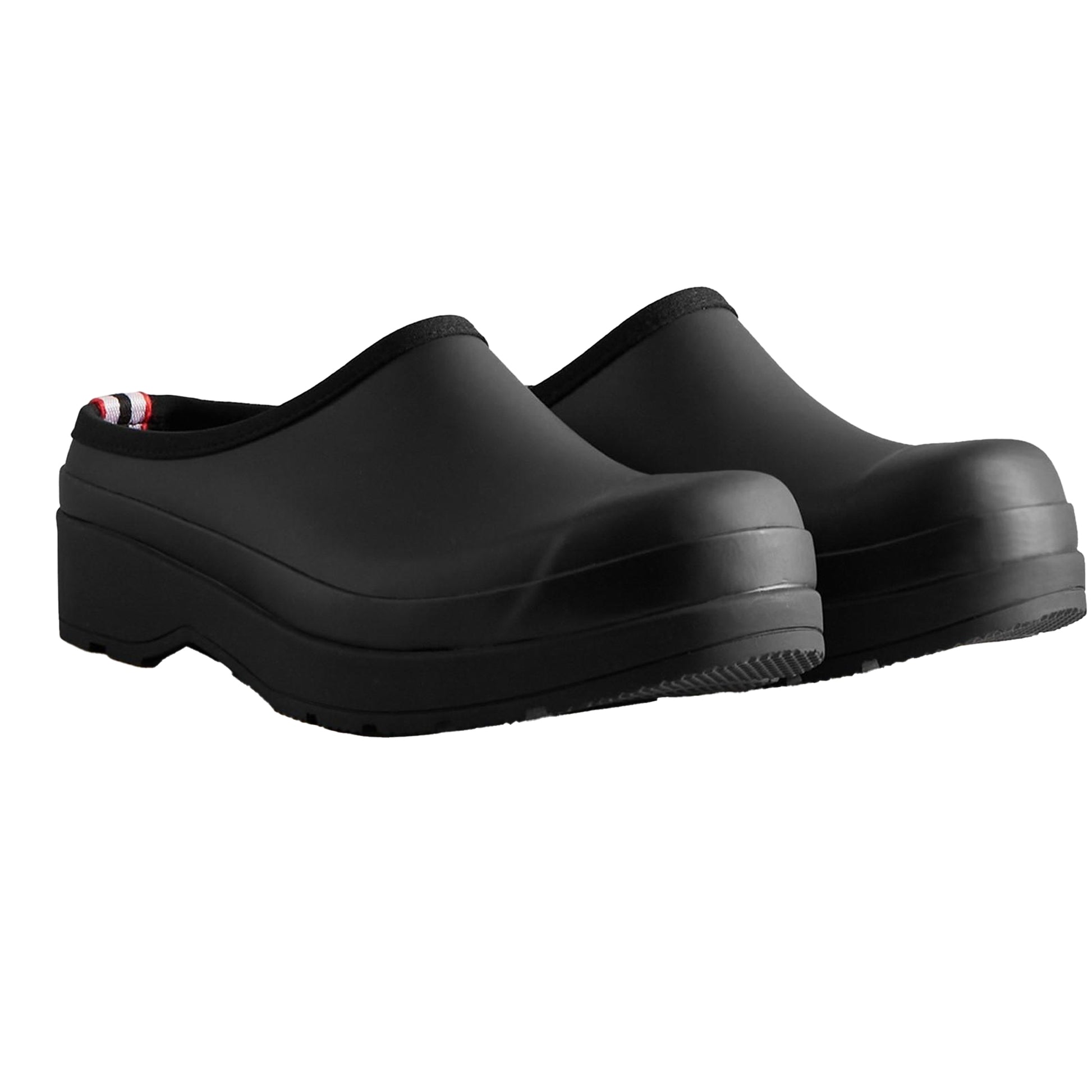 Black - Pack Shot - Hunter Mens Original Play Clogs