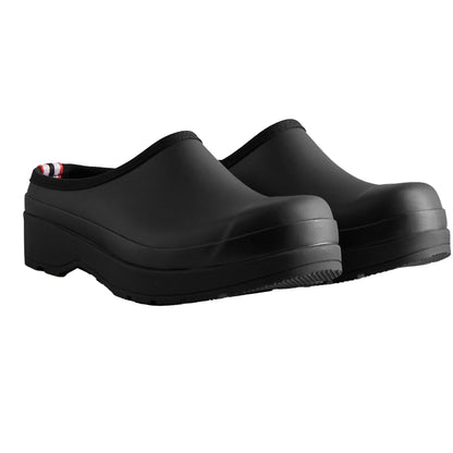 Black - Pack Shot - Hunter Mens Original Play Clogs