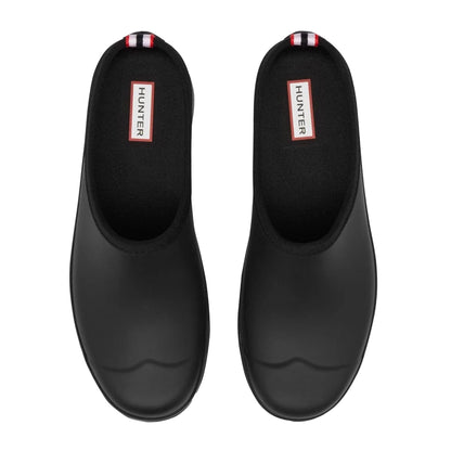 Black - Front - Hunter Mens Original Play Clogs