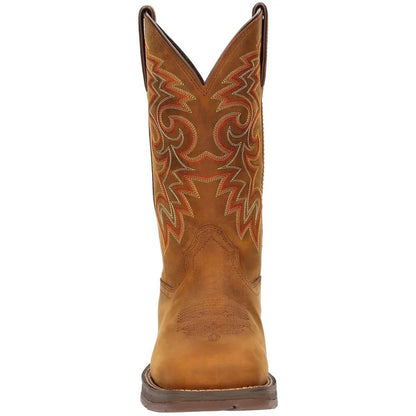Russet - Lifestyle - Durango Mens Rebel Full Grain Leather Waterproof Cowboy Boots