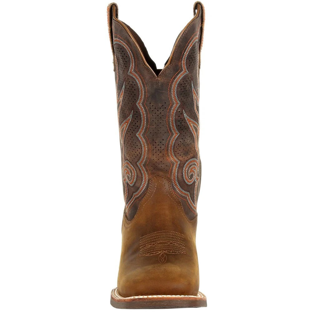 Distressed Cognac - Pack Shot - Durango Womens-Ladies Lady Rebel Pro Full Grain Leather Cowboy Boots