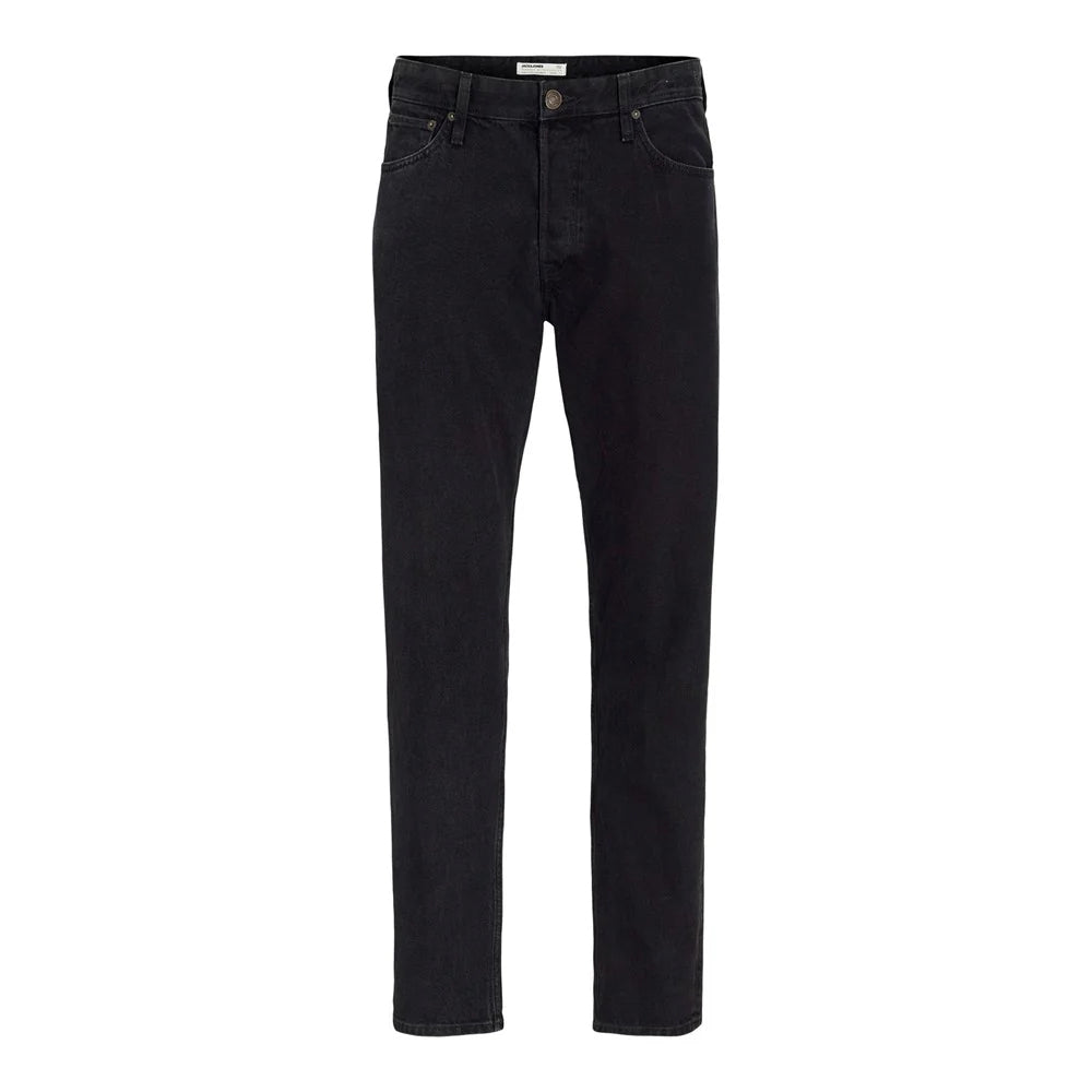 Black Denim - Front - Jack And Jones Mens Chris Original Trousers
