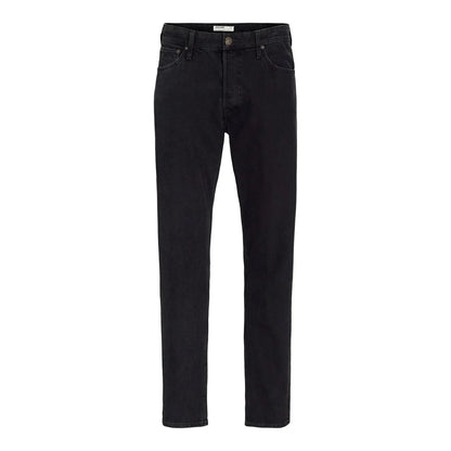 Black Denim - Front - Jack And Jones Mens Chris Original Trousers