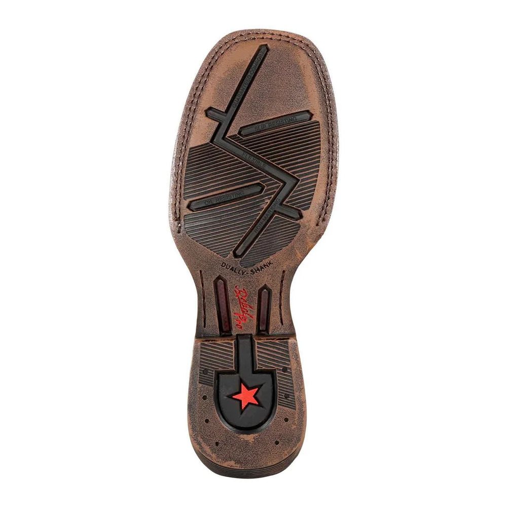 Wheat-Tidal Teal - Lifestyle - Durango Womens-Ladies Lady Rebel Pro Full Grain Leather Cowboy Boots