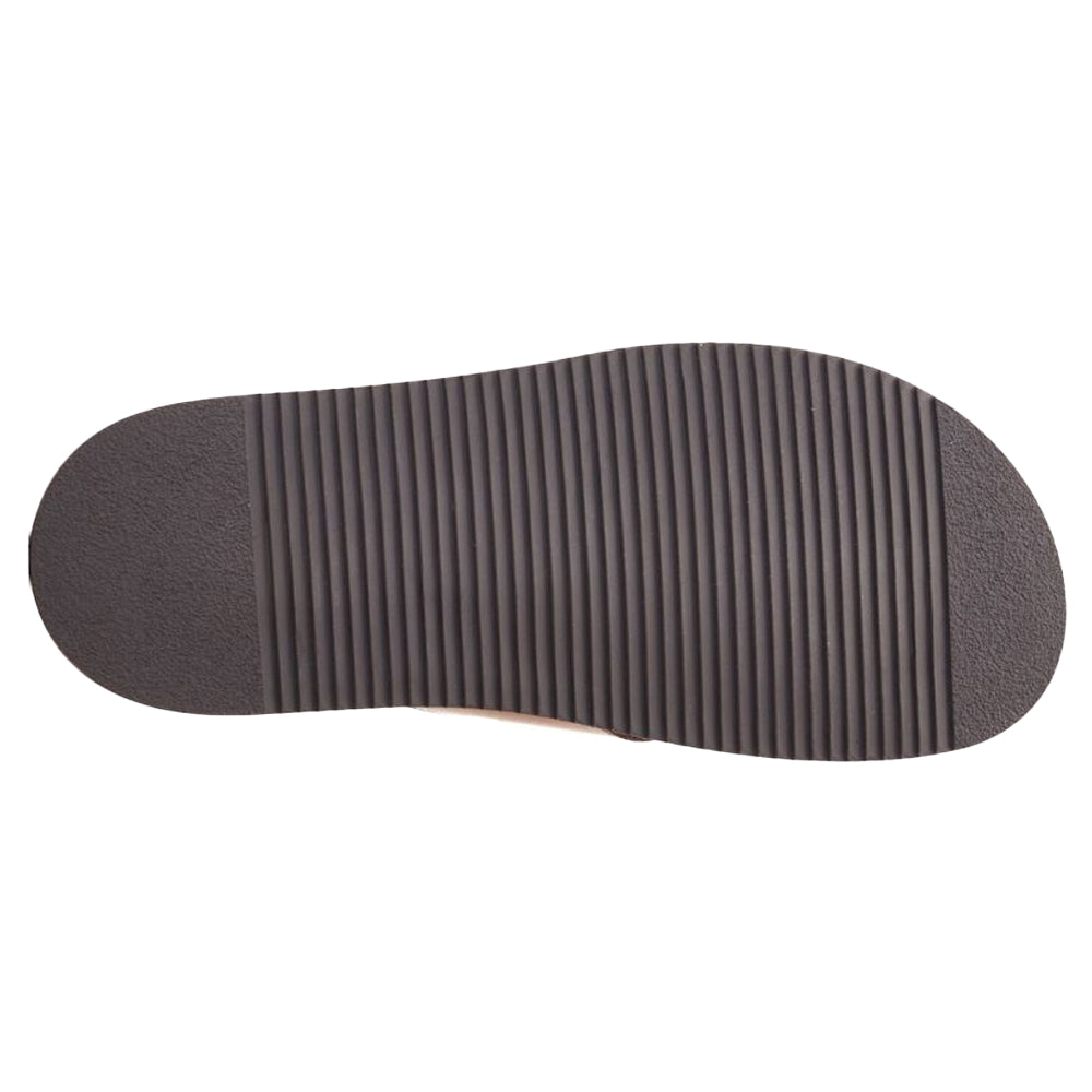 Burnt Tan - Pack Shot - Base London Mens Webb Leather Sliders