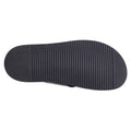 Black - Pack Shot - Base London Mens Webb Leather Sliders