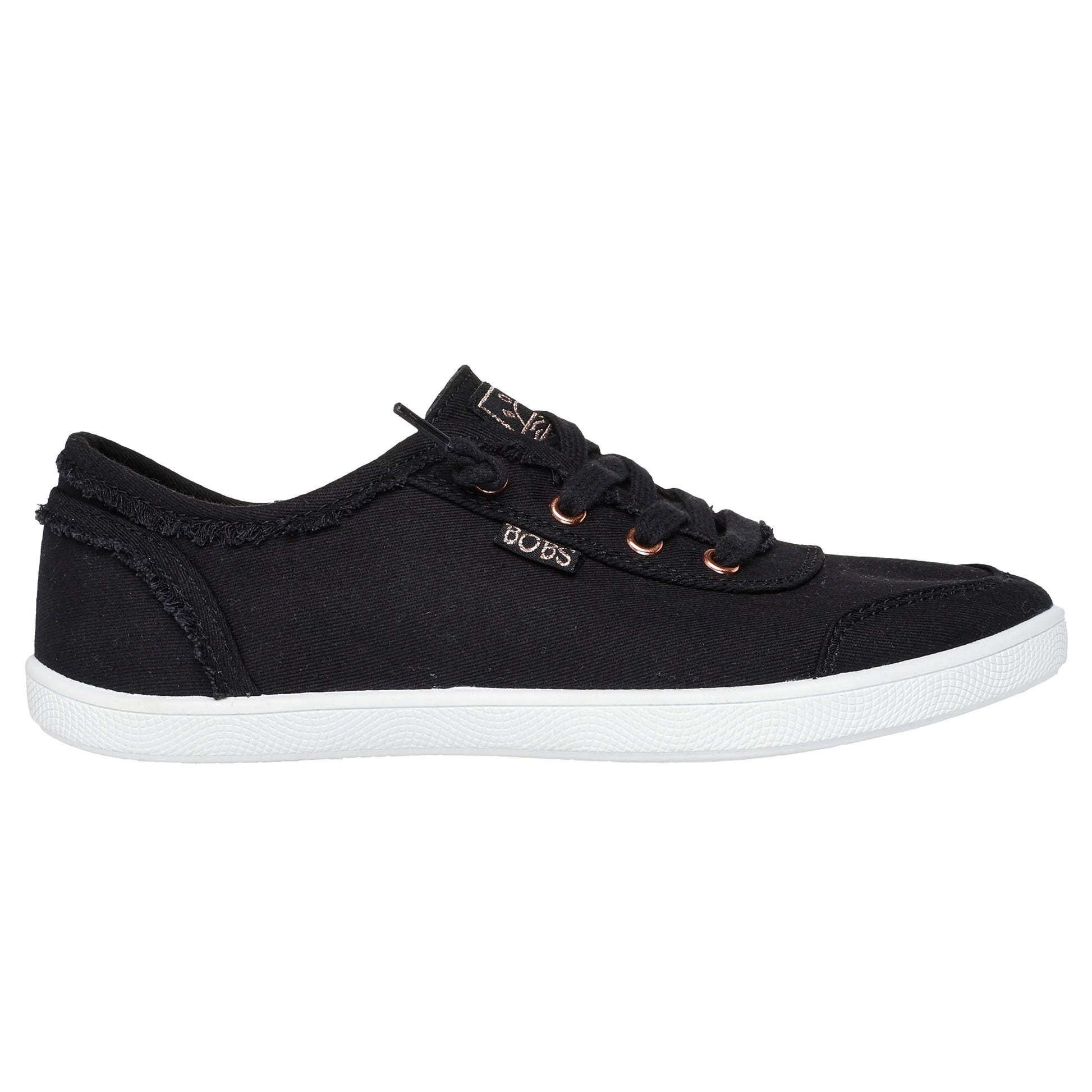 Black - Side - Skechers Womens-Ladies BOBS B Cute Trainers