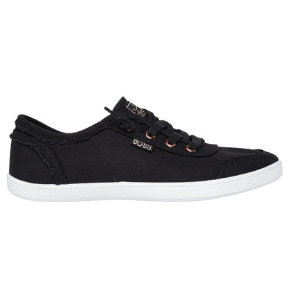 Black - Side - Skechers Womens-Ladies BOBS B Cute Trainers