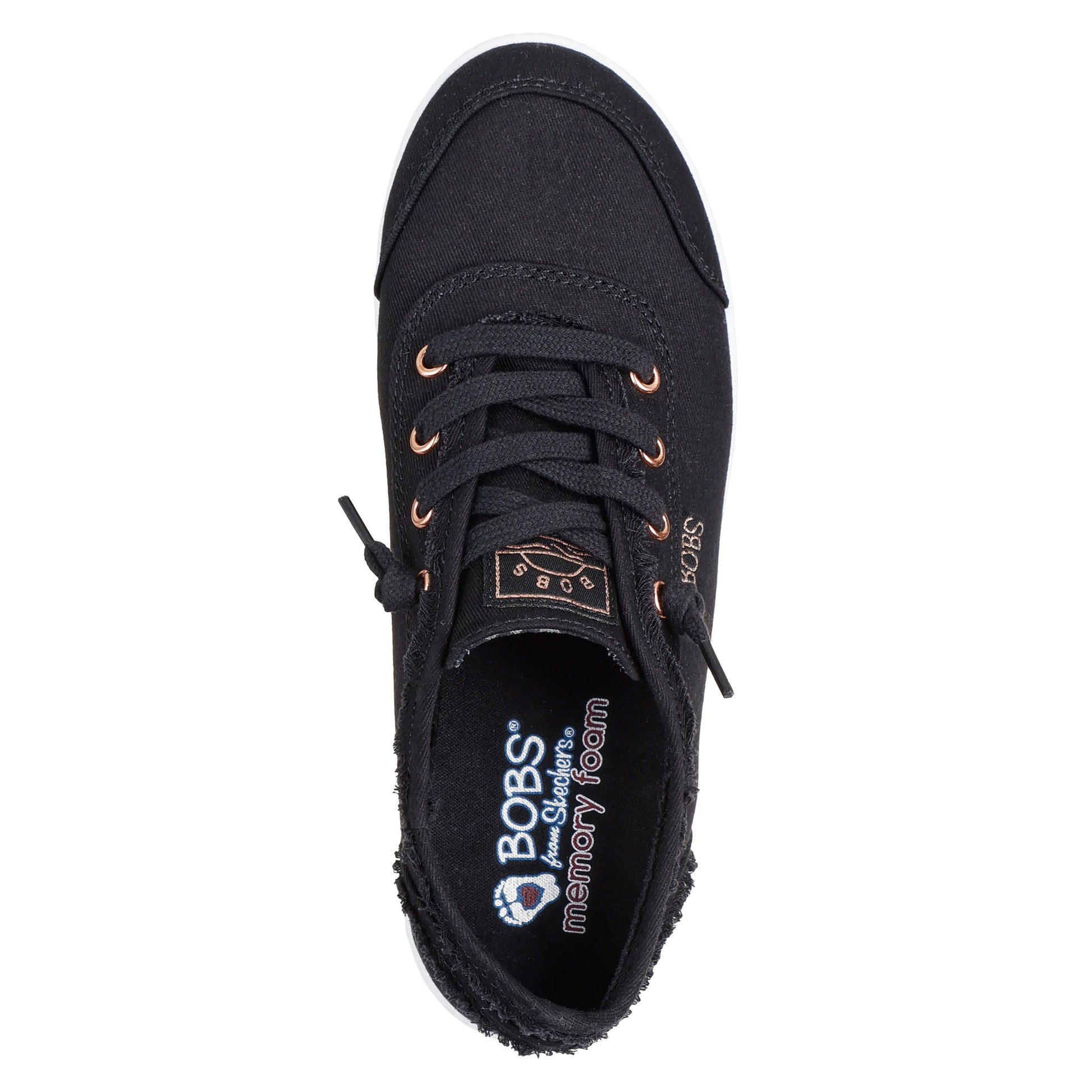 Black - Lifestyle - Skechers Womens-Ladies BOBS B Cute Trainers