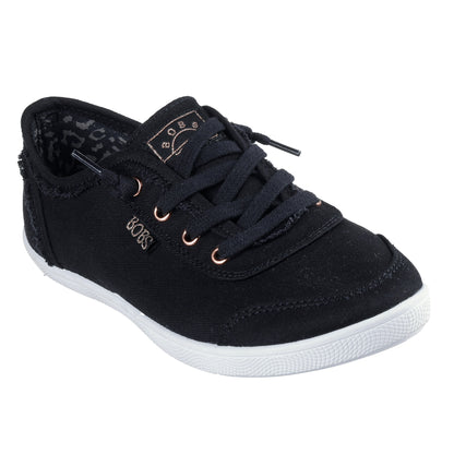 Black - Front - Skechers Womens-Ladies BOBS B Cute Trainers