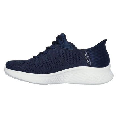 Navy - Back - Skechers Womens-Ladies Skech-Lite Pro Natural Trainers