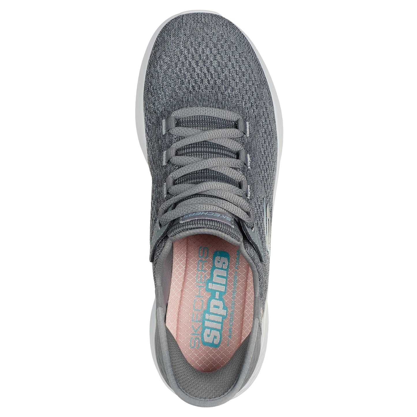 Grey - Lifestyle - Skechers Womens-Ladies Skech-Lite Pro Natural Trainers