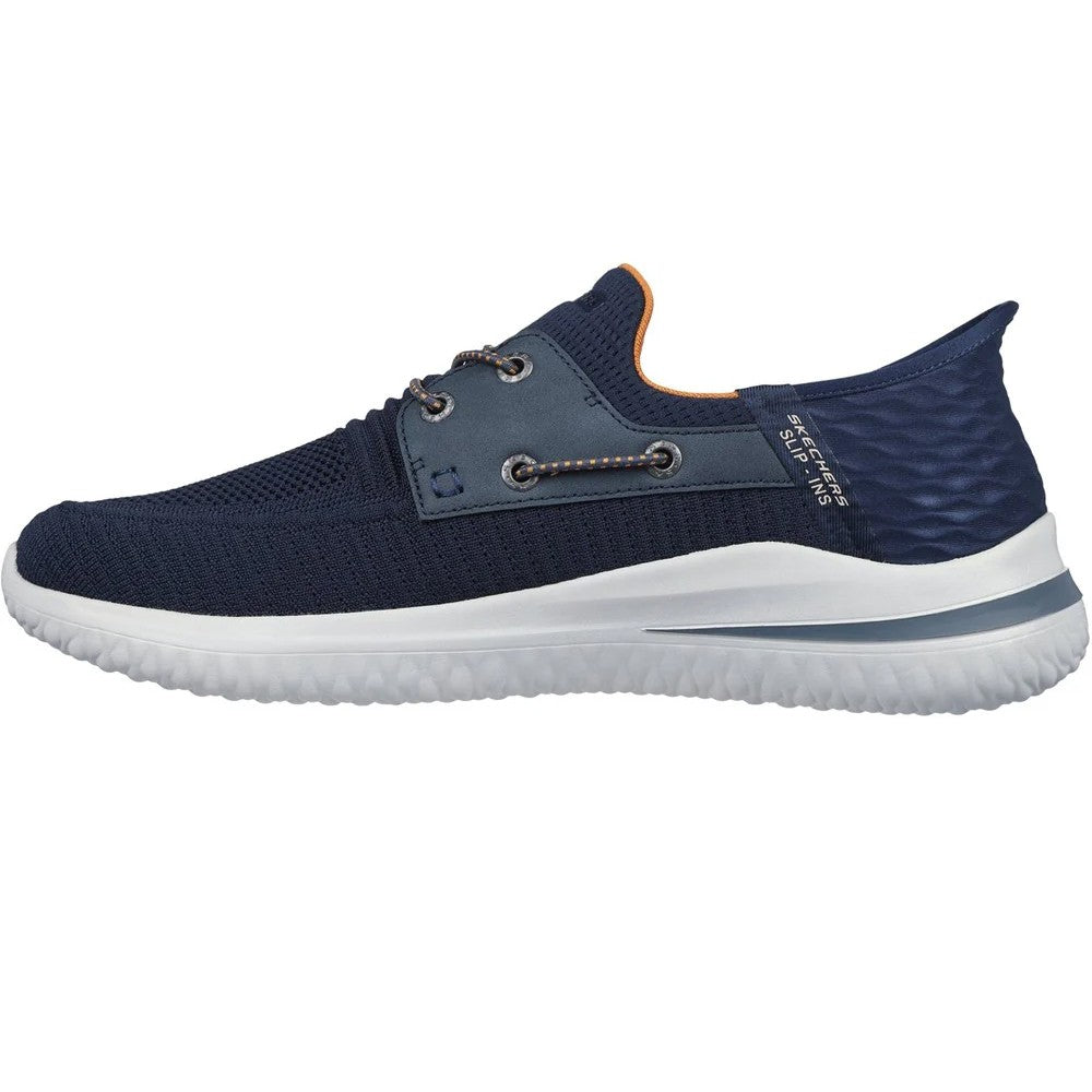 Navy - Lifestyle - Skechers Mens Delson 3.0 Roth Trainers