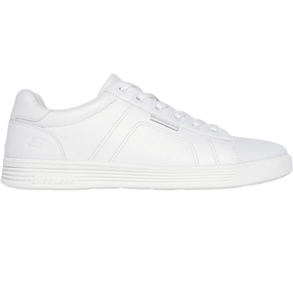 White - Side - Skechers Mens Cavell Hensley Trainers